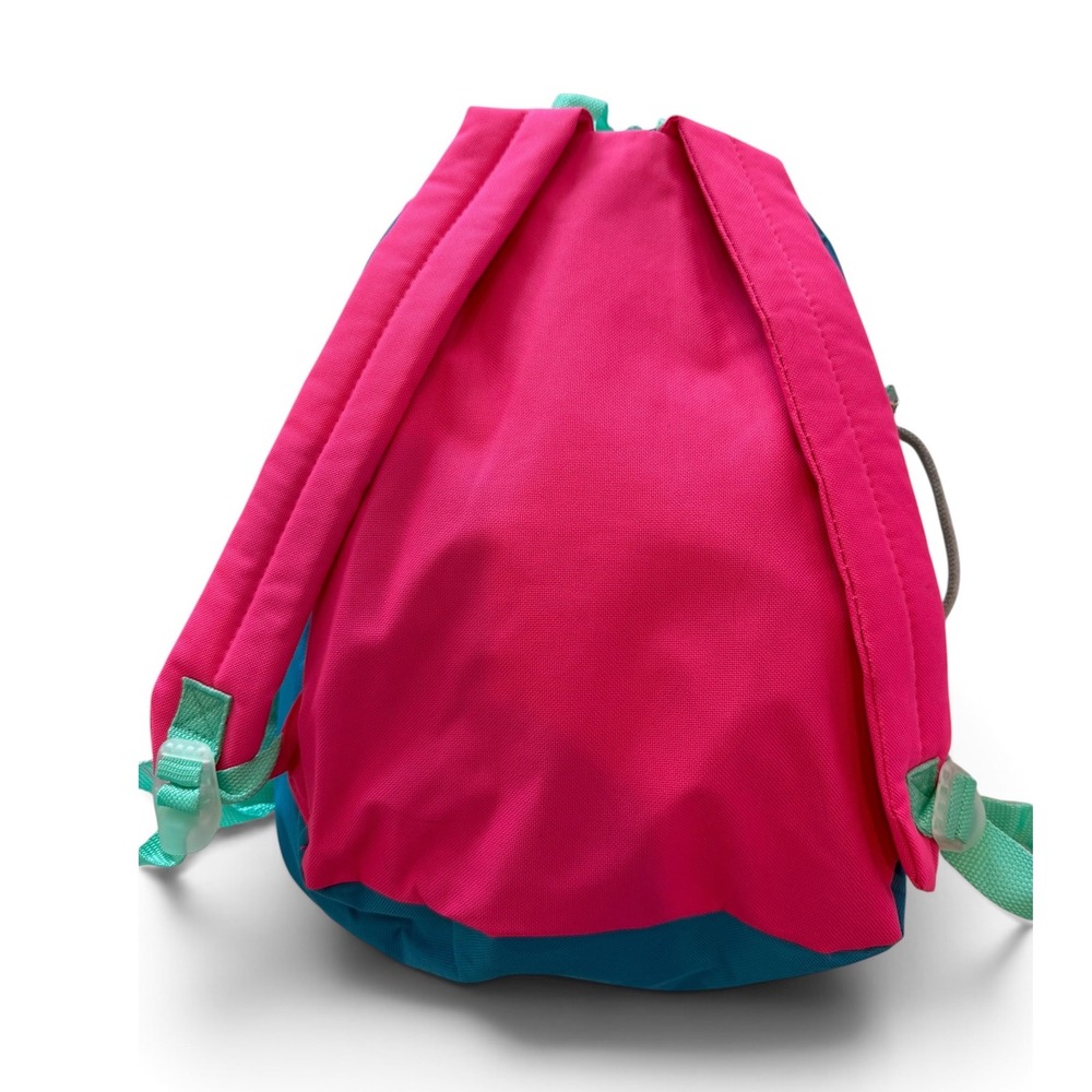 Critter Backpack Kids Owl School Bag Blue Pink Chevron Print NWT - Picture 2 of 7